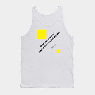 Keep your Distance (light edition) Tank Top